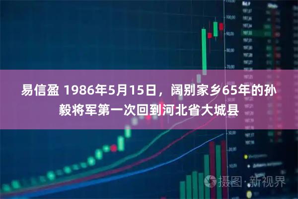 易信盈 1986年5月15日，阔别家乡65年的孙毅将军第一次回到河北省大城县